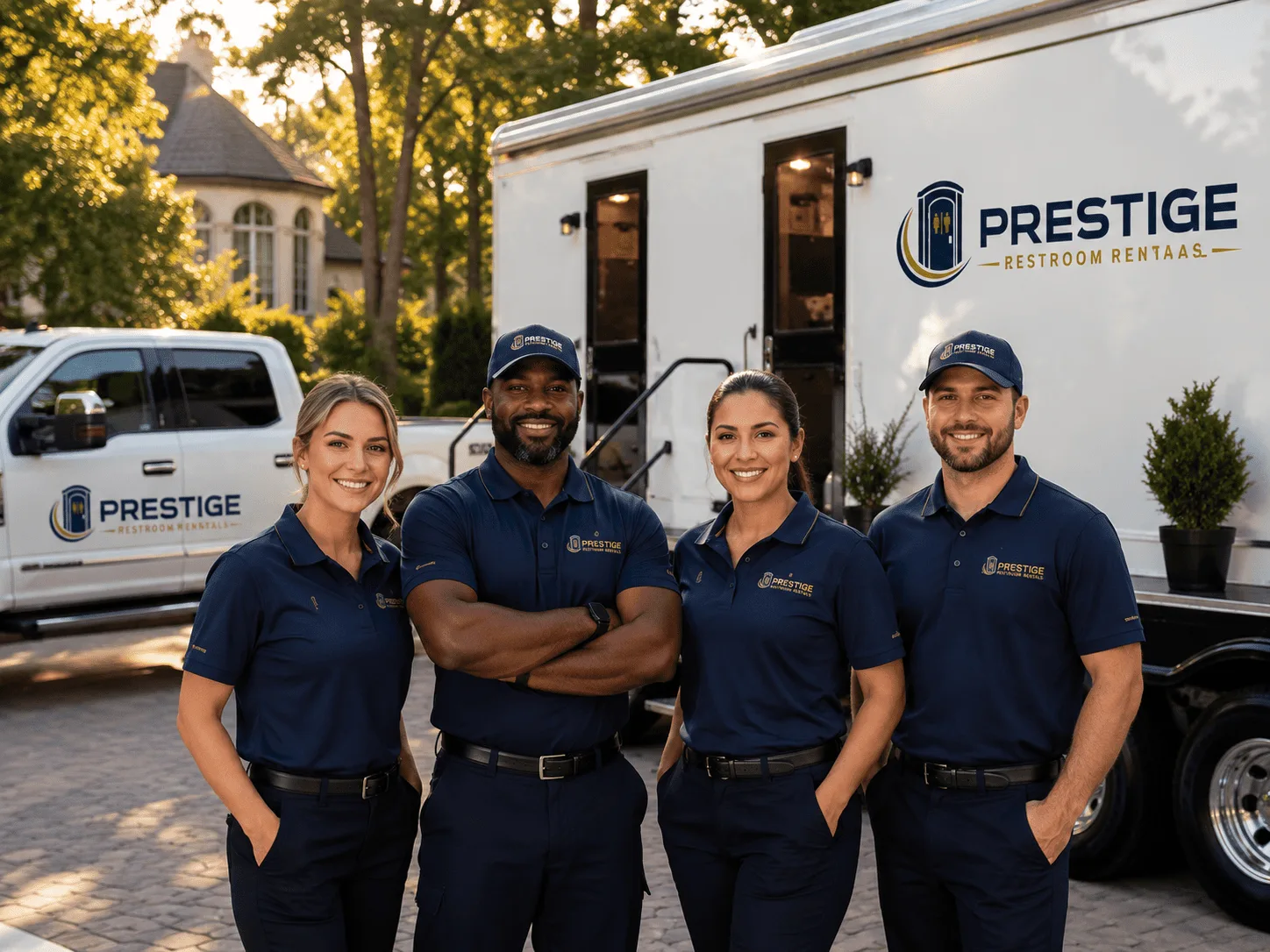Trusted Luxury Portable Restrooms company in Cayuga, ND